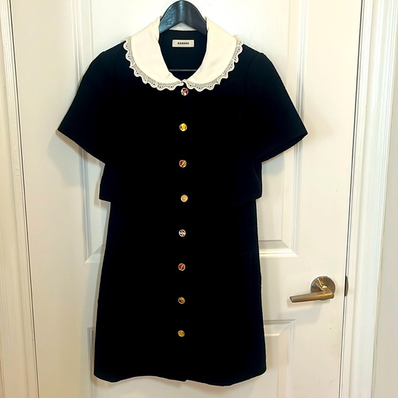 Sandro Dresses & Skirts - Sandro short tweed dress size 36 NWT